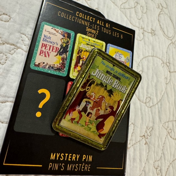 New with Box Disney Movie Poster Mystery Pin - Jungle Book - Picture 1 of 2